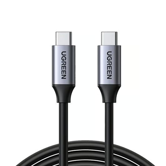 UGREEN US161 | USB-C to USB-C Cable | 60W USB 3.1 Fast Charging | 1.5M (50751) | Gray | PD Compatible | For Smartphones, Tablets, Laptops, Power Banks