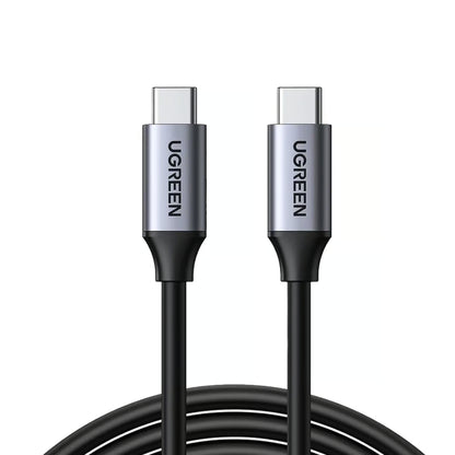 UGREEN US161 | USB-C to USB-C Cable | 60W USB 3.1 Fast Charging | 1.5M (50751) | Gray | PD Compatible | For Smartphones, Tablets, Laptops, Power Banks