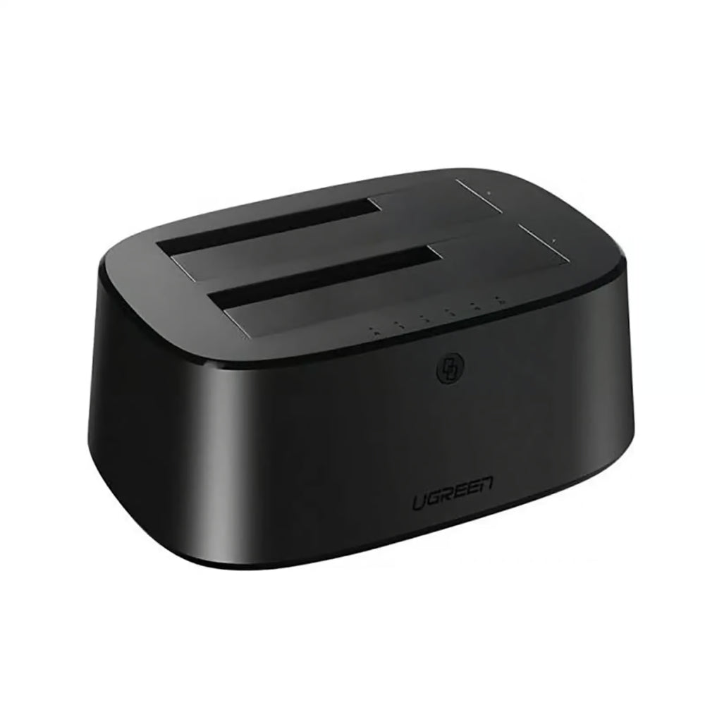 UGREEN 50857 | Dual-Bay SATA Docking Station (USB 3.0, 28TB Support, Offline Cloning)