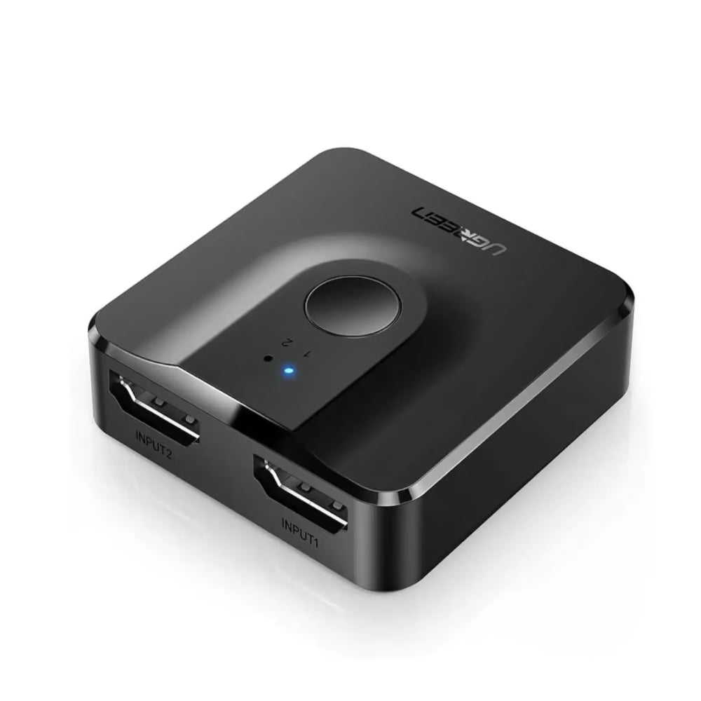 UGREEN 50966 | HDMI Bi-Directional Switcher | 2 In 1 Out / 1 In 2 Out | 4K@60Hz | Plug & Play | Gold-Plated | Black | Free Shipping