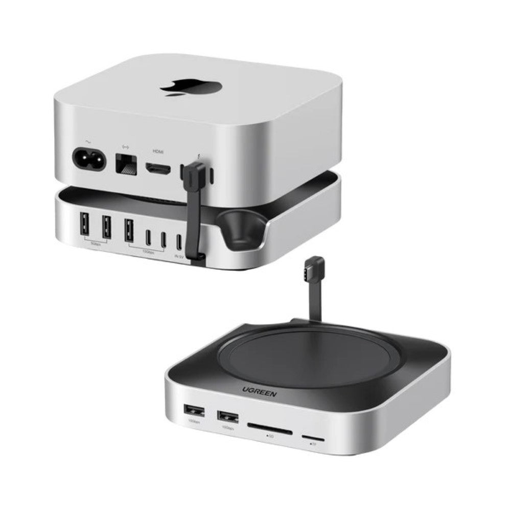 UGREEN 45520 | Mac Mini M4 Dock (11-in-1 USB-C Hub with NVMe Enclosure)