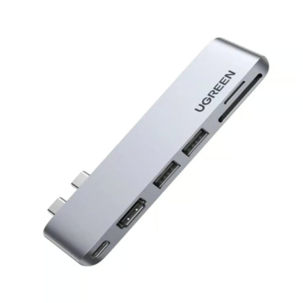 UGREEN 80856 6‑in‑2 USB‑C Hub for MacBook Pro | Professional Multi‑Port Expansion Adapter