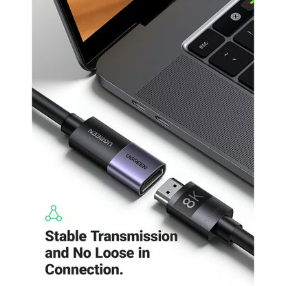 UGREEN 90592 | HDMI 2.1 Female to Female Coupler | 8K@60Hz | 4K@120Hz | HDR | ARC | 3D | Gold-Plated | For HDMI Extension Between Cables & Devices