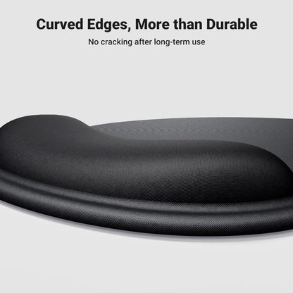 UGREEN LP668 Ergonomic Mouse Pad with Wrist Rest | 220 × 245mm | 5mm Base | Memory Foam Wrist Support | Smooth Lycra Surface | Non-Slip PU Base