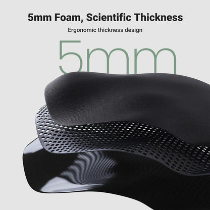 UGREEN LP668 Ergonomic Mouse Pad with Wrist Rest | 220 × 245mm | 5mm Base | Memory Foam Wrist Support | Smooth Lycra Surface | Non-Slip PU Base