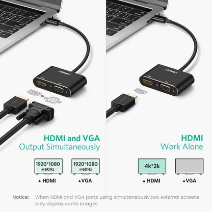 UGREEN CM449 | USB 3.0 To HDMI / VGA Converter | 20518 |