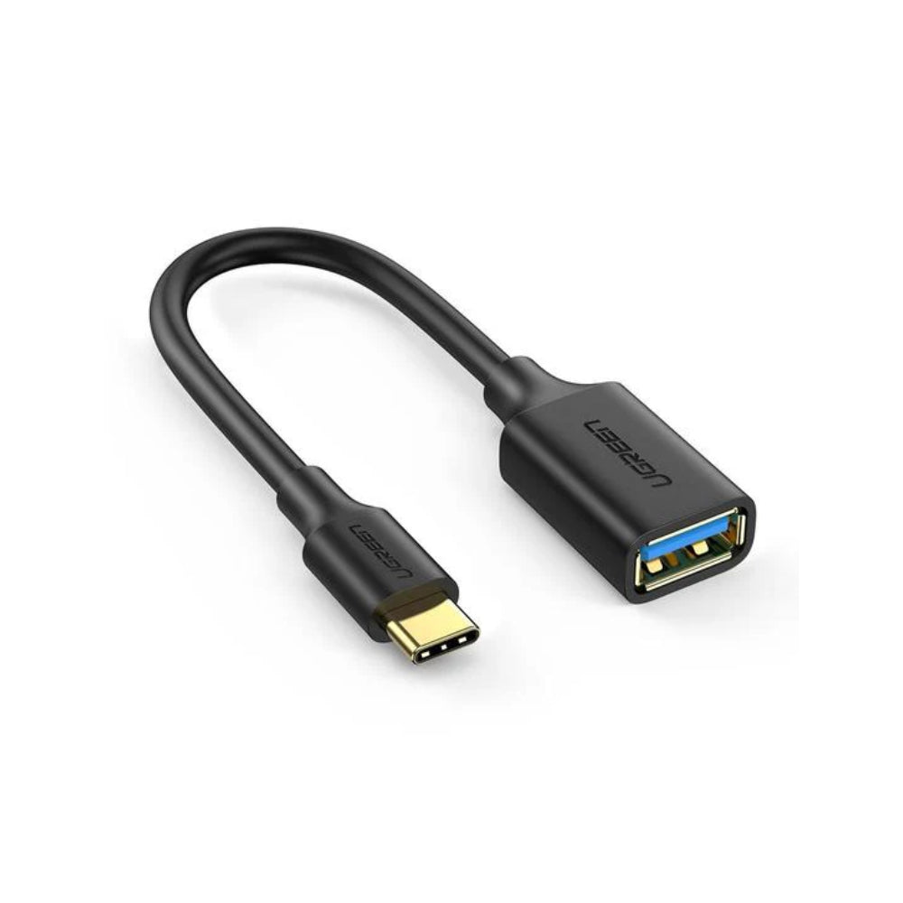 UGREEN 30701 | USB-C Male to USB 3.0A Female/Male Cable | OTG + Charging | 5Gbps Transfer | 2-in-1 Adapter
