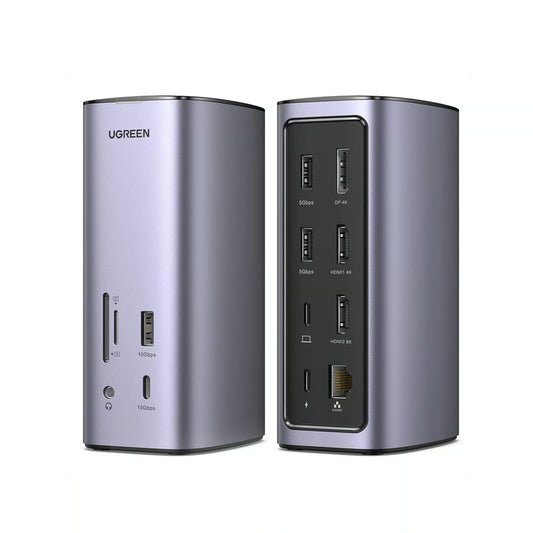 UGREEN 90325 | USB-C Triple Display Docking Station (12-in-1)