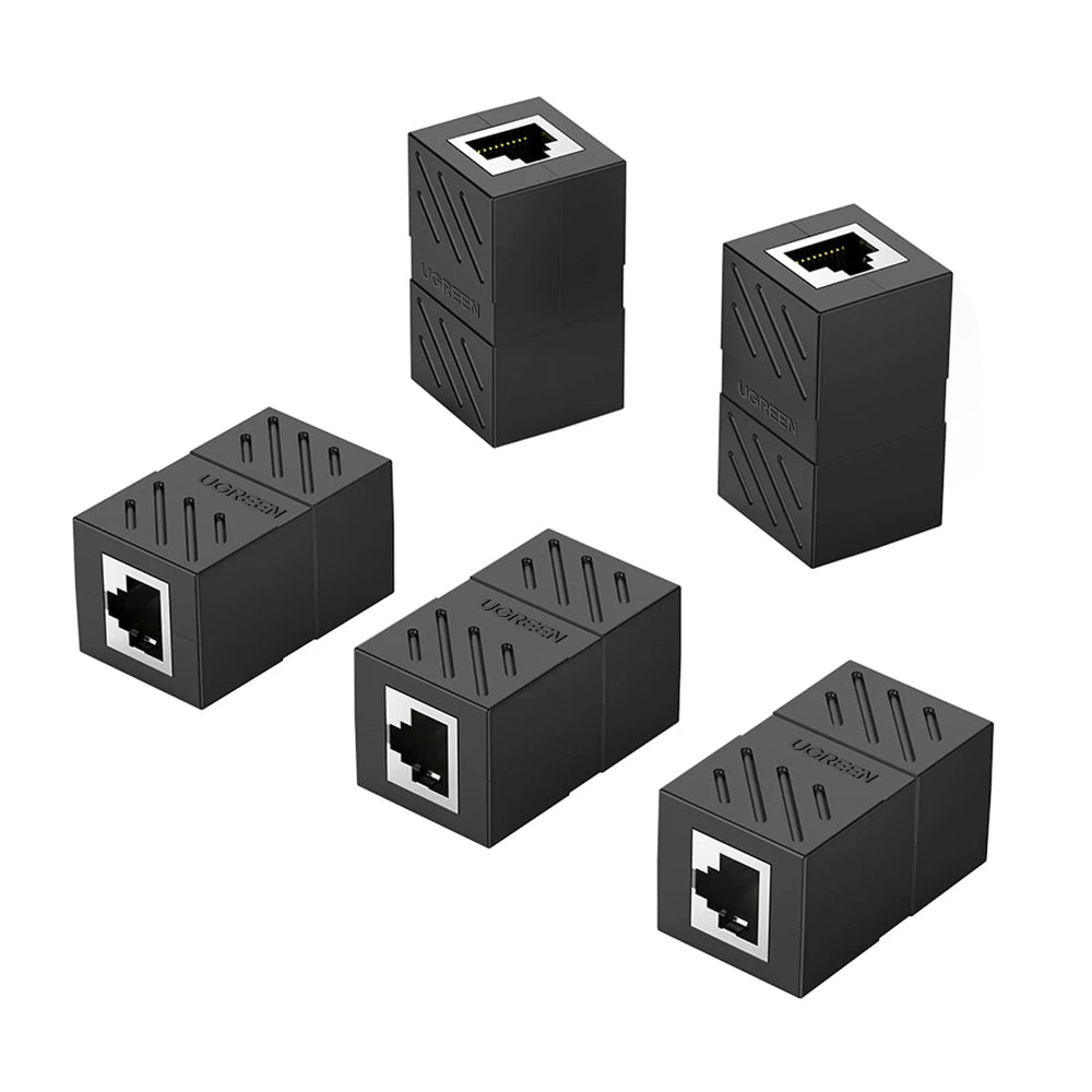 Ugreen 30717 | RJ45 Ethernet Cable Extender Adapter (Coupler) | 5pcs Pack