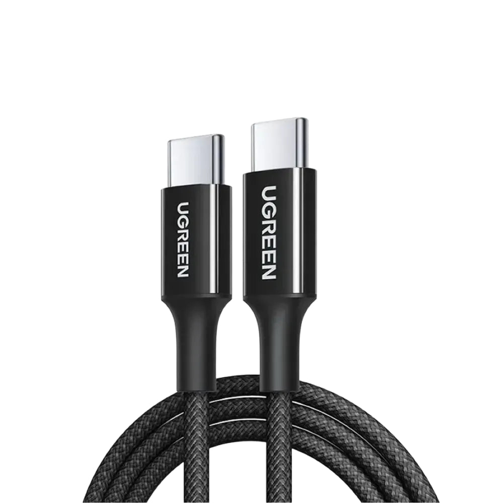 Ugreen 35254 | USB-C to USB-C Braided Cable | 1m | Black / White