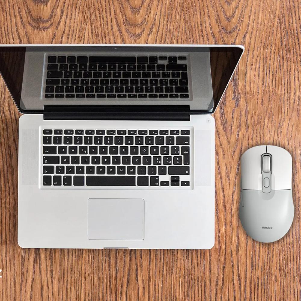 Amaze Probus A715 Comfort Click Wireless Mouse | Adjustable DPI 1200/2400/3600/5000 | 6 Buttons | Silent Click | 2.4GHz | Compact & Ergonomic Design