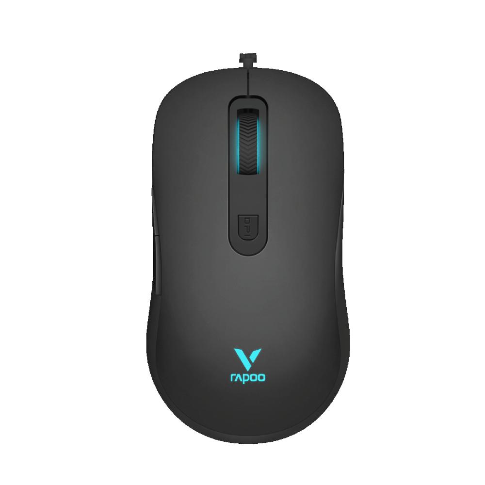 Rapoo V125S 4-in-1 Gaming Set | Gaming Keyboard, RGB Mouse, LED Headset & Mouse Pad | Wired | Black