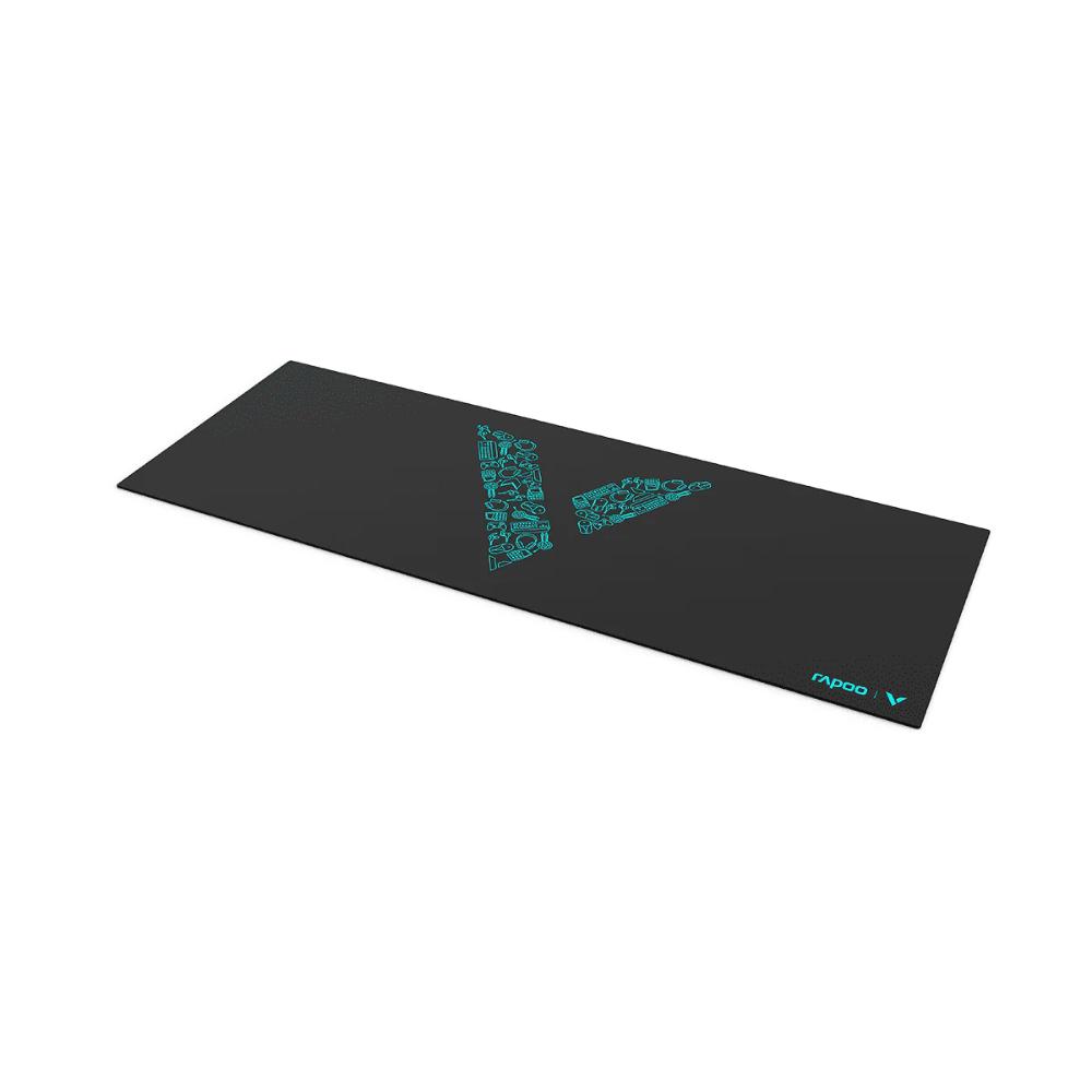 Rapoo V1L Extended Gaming Mouse Pad | XXL Desk Mat | Anti-Slip Base | Stitched Edges | 800×300mm