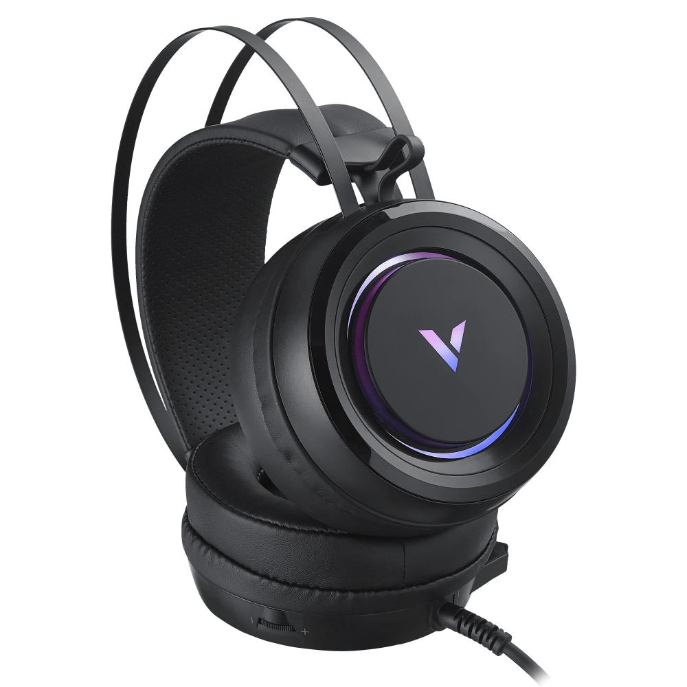 Rapoo VH500C Gaming Headset | Virtual 7.1 Surround Sound | 50mm Drivers | RGB | ENC Noise-Cancelling Mic