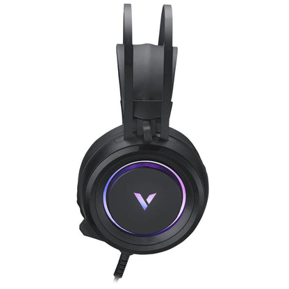 Rapoo VH500C Gaming Headset | Virtual 7.1 Surround Sound | 50mm Drivers | RGB | ENC Noise-Cancelling Mic