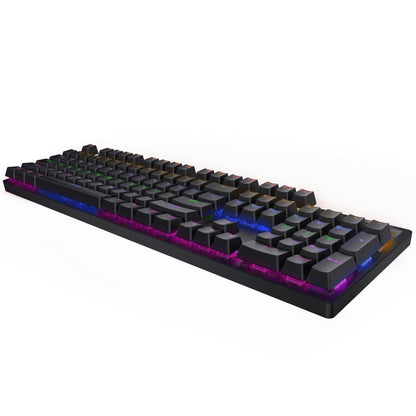 Rapoo V500PRO Mechanical Gaming Keyboard | Full Size 104 Keys | Multicolor Backlit | Anti-Ghosting | Spill-Resistant