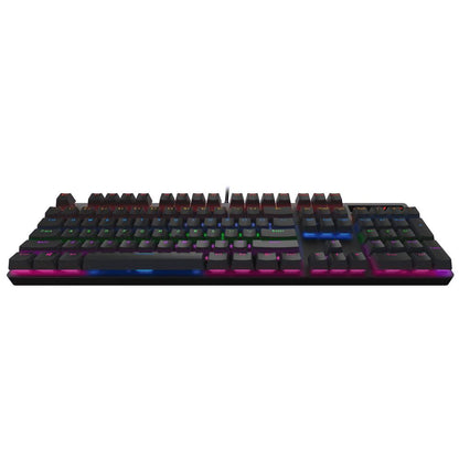 Rapoo V500PRO Mechanical Gaming Keyboard | Full Size 104 Keys | Multicolor Backlit | Anti-Ghosting | Spill-Resistant