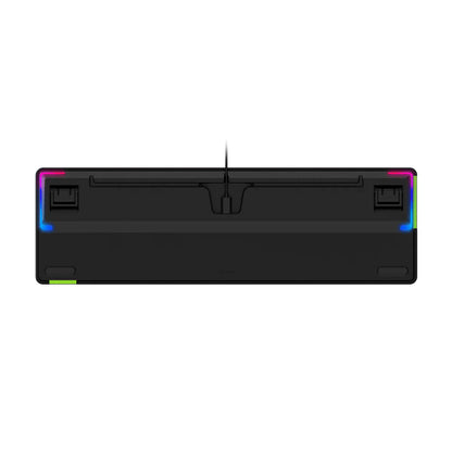Rapoo V500PRO TM Mechanical Gaming Keyboard | Full Size 104 Keys | RGB Backlit | PBT Keycaps | Programmable