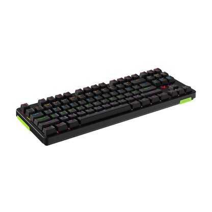 Rapoo V500PRO-87 | 87-Key Mechanical Gaming Keyboard | PBT Keycaps | Programmable | Backlit | Aluminum Base
