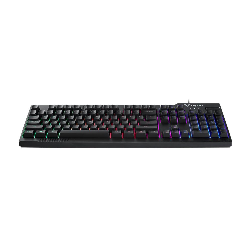 Rapoo V50S Gaming Keyboard | Full Size Backlit Keyboard | Anti-Ghosting | Volume Control Wheel | Spill-Resistant