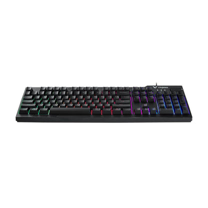 Rapoo V50S Gaming Keyboard | Full Size Backlit Keyboard | Anti-Ghosting | Volume Control Wheel | Spill-Resistant