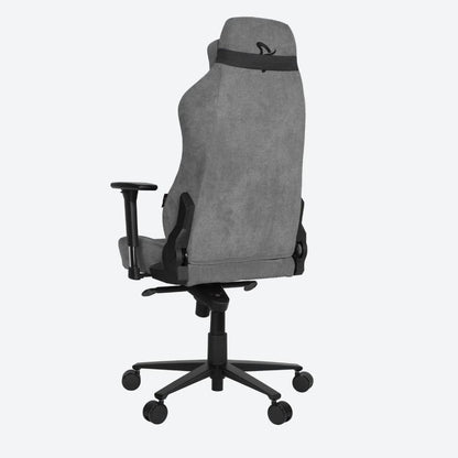 Arozzi Vernazza Soft Fabric | Premium Ergonomic Gaming & Office Chair | XL Frame | Soft Woven Fabric Upholstery | Memory Foam Padding | 165° Recline | 3D Armrests | Adjustable Lumbar & Headrest Pillows | Matte Grey