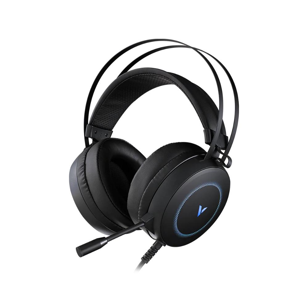 Rapoo VH160 Gaming Headset | Virtual 7.1 Surround Sound | RGB | ENC Noise-Cancelling Mic | Wired USB