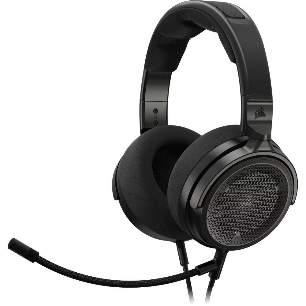 CORSAIR VIRTUOSO PRO Open Back Streaming & Gaming Headset | 50mm Graphene Drivers | 3.5mm Wired | Carbon