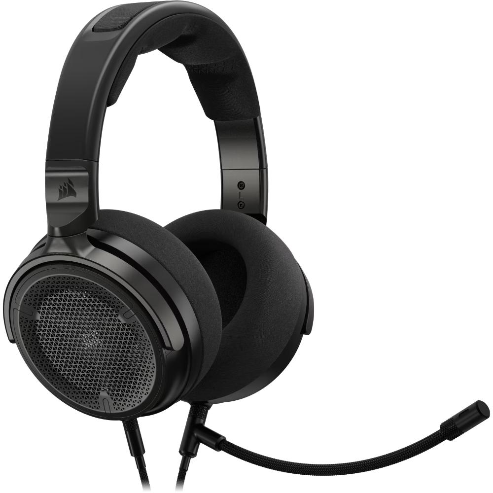 CORSAIR VIRTUOSO PRO Open Back Streaming & Gaming Headset | 50mm Graphene Drivers | 3.5mm Wired | Carbon