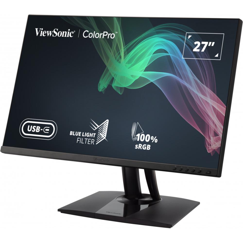 ViewSonic VP2756-4K | 27" 4K UHD Pantone Validated Professional Monitor with USB-C 60W | Factory Pre-Calibrated, Flat Panel