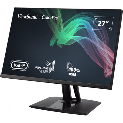 ViewSonic VP2756-4K | 27" 4K UHD Pantone Validated Professional Monitor with USB-C 60W | Factory Pre-Calibrated, Flat Panel