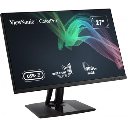 ViewSonic VP2756-4K | 27" 4K UHD Pantone Validated Professional Monitor with USB-C 60W | Factory Pre-Calibrated, Flat Panel