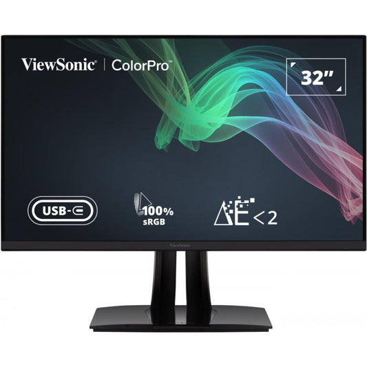 ViewSonic VP3256-4K | 32” 4K UHD ColorPro Monitor, Pantone Validated | USB-C 60W, HDR10