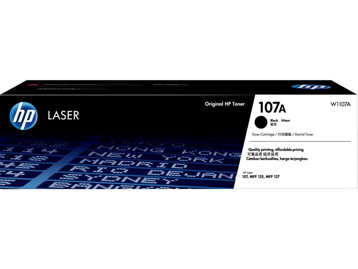 HP 107A Black Original Laser Toner Cartridge | W1107A