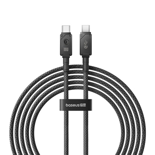 Baseus Unbreakable Series | USB-C to USB-C Cable | 100W PD | E-Marker Chip | Fast Charging | Data Sync | Ultra-Durable Braided Armor | Reinforced Connectors | 1 Meter / 2 Meter | Black | For Laptops, Tablets, Phones, Power Banks