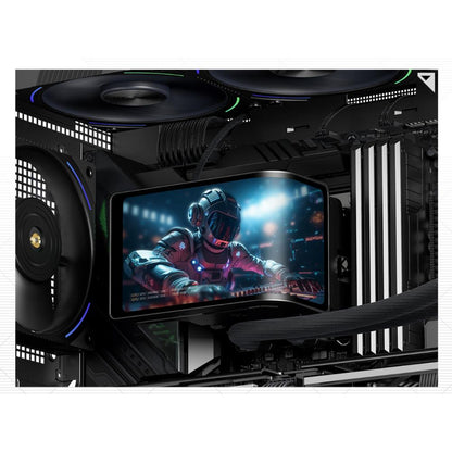 Thermalright Wonder Vision 360 Turbo ARGB Black & White 360mm AIO Liquid CPU Cooler | 6.67" Display | 2400×1080 Resolution | 6400RPM Pump