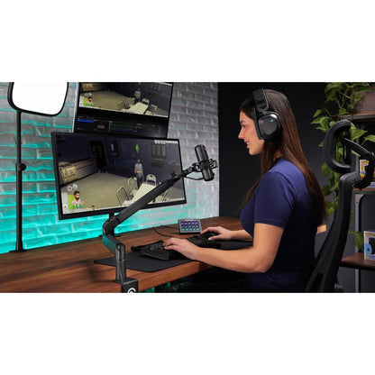Elgato Wave:3 USB Condenser Microphone | 24-bit/96kHz | Clipguard Anti-Distortion | Streaming & Podcast Mic