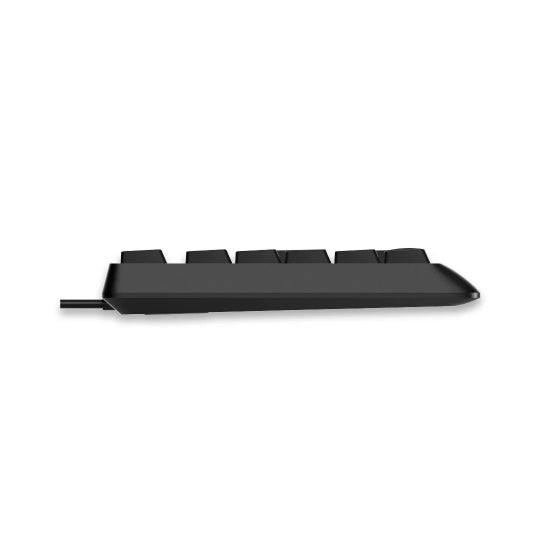 Rapoo NK1900 Wired USB Keyboard | Spill-Resistant | UV-Coated Keys | Multimedia Hotkeys | Quiet Typing