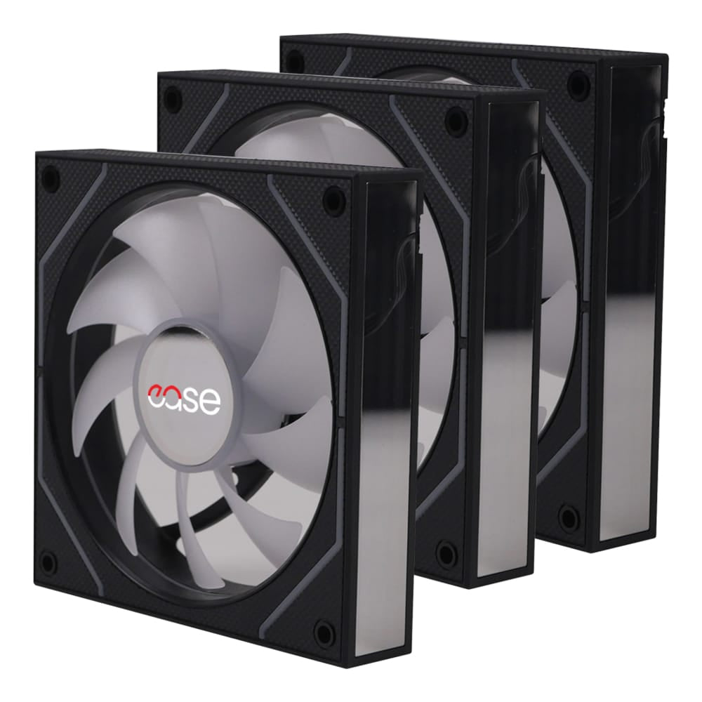 EASE EAF12MI Infinity ARGB Triple Fan Kit | 120mm | Infinity Mirror Lighting | PWM Control | Fan Hub Included