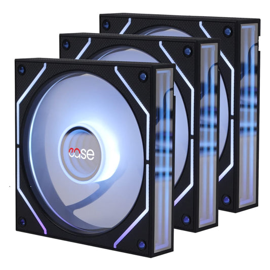 EASE EAF12MI Infinity ARGB Triple Fan Kit | 120mm | Infinity Mirror Lighting | PWM Control | Fan Hub Included