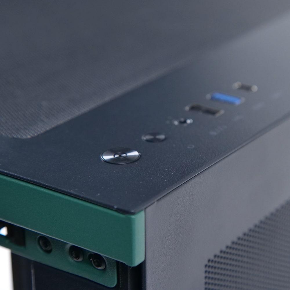 EASE EC124B Pro Case | Panoramic ATX Case with 4 ARGB Infinity Fans (Tempered Glass, Type-C)