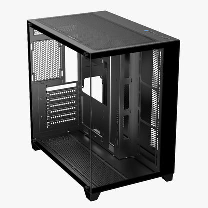 EASE EC124IF ATX Gaming Case | Panoramic Tempered Glass | Mesh Top | ARGB Fan | 360mm Liquid Cooling Support