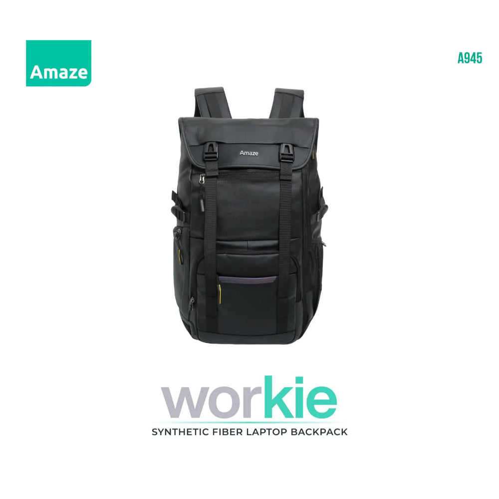 Amaze Premium | Synthetic Fibre Backpack – A945
