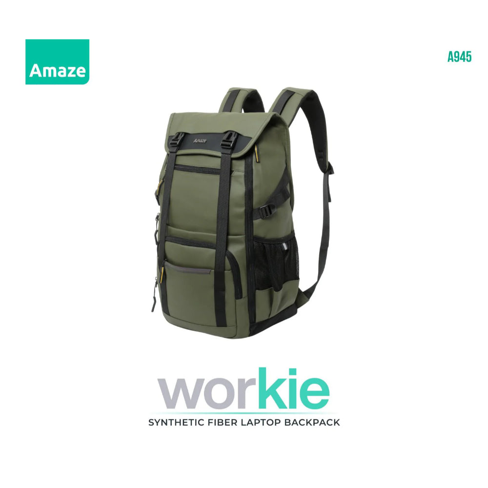 Amaze Premium | Synthetic Fibre Backpack – A945
