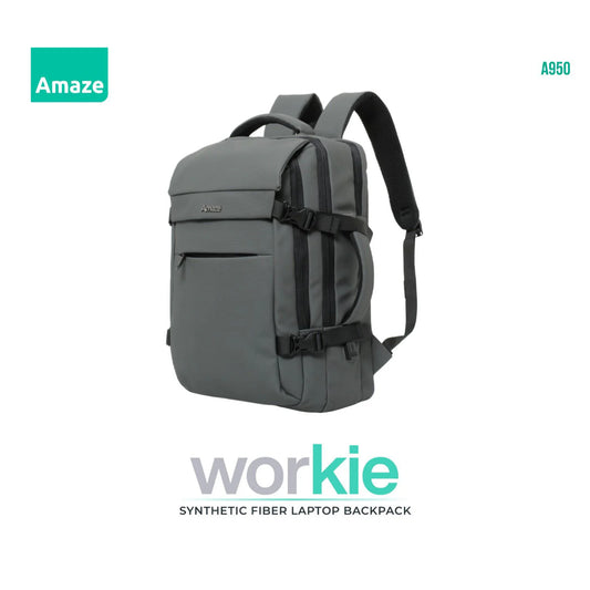 Amaze Premium Workie | Synthetic Fibre Backpack – A950