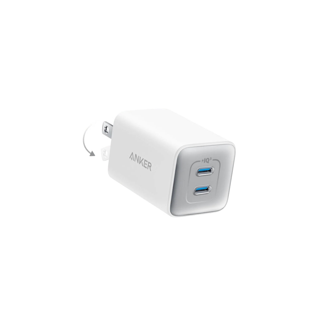 Anker A2039 | USB-C Wall Charger | 47W PD Fast Charging | Compact Design | For MacBook Air, iPad, iPhone, Galaxy, USB-C Devices