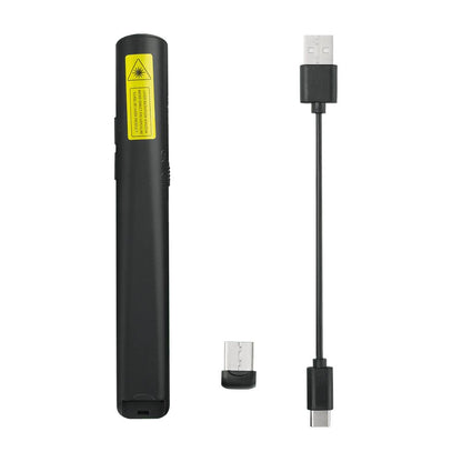 Rapoo XR100 Wireless Presenter | Smart Flip Pen | Rechargeable Laser Pointer | 2.4GHz Presentation Remote