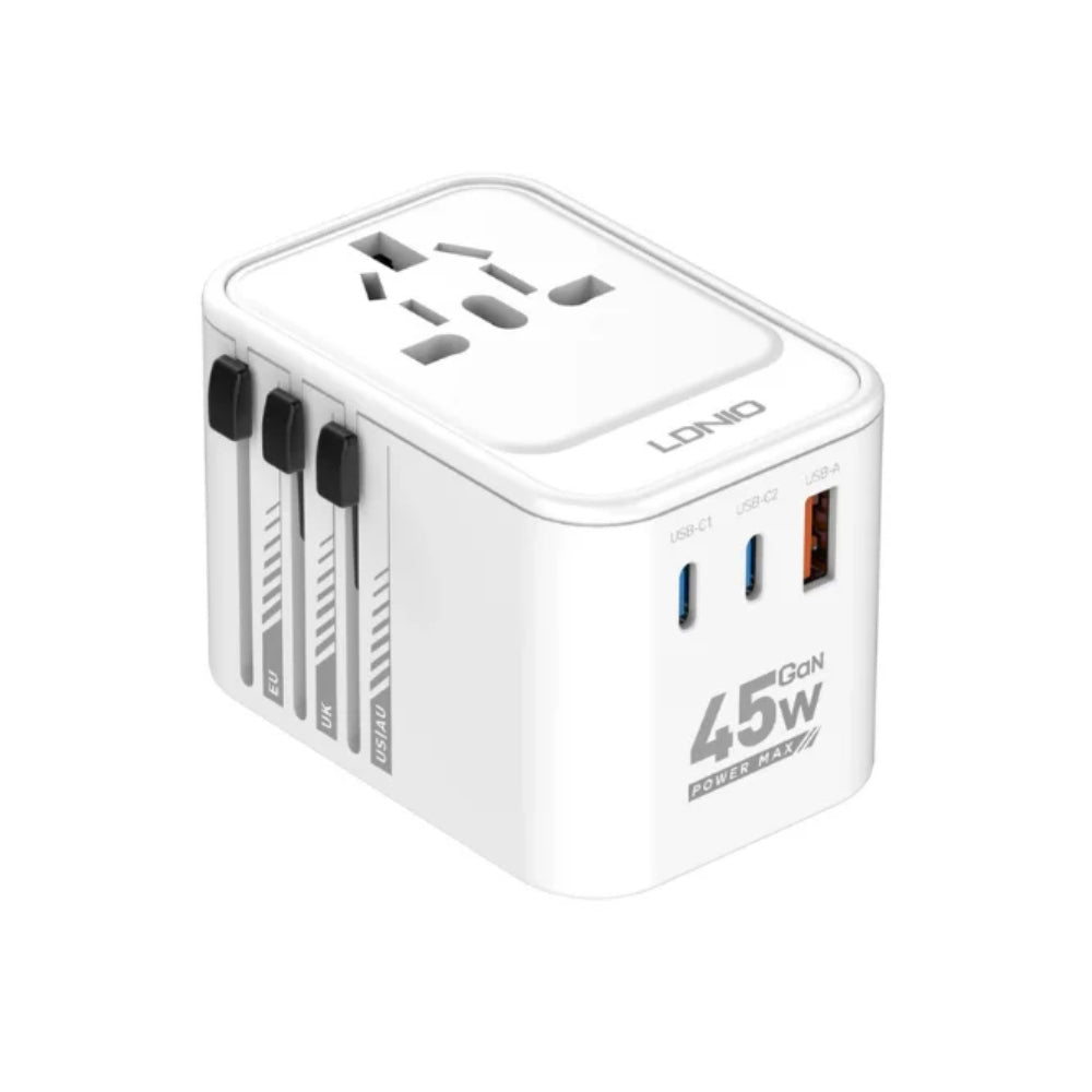 LDNIO Z8 45W Universal Plug | Premium Travel & Office Charging Solution