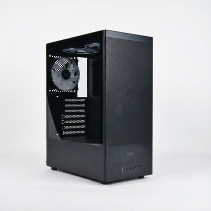 EASE EC120 Mesh & Tempered Glass ARGB Mid Tower Case | 3x ARGB Fans | 360mm Radiator Support