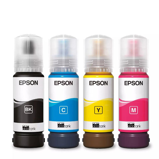 Epson 103 EcoTank Ink Series | Genuine Epson Ink Bottles | 65ml | Black, Cyan, Magenta & Yellow
